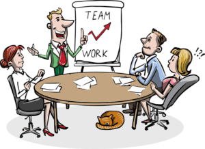 MLM Meeting Team Work Blooming Fortune